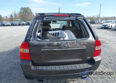 2007 Kia Sportage Ex V6 from USA, damaged, VIN KNDJE723777301386